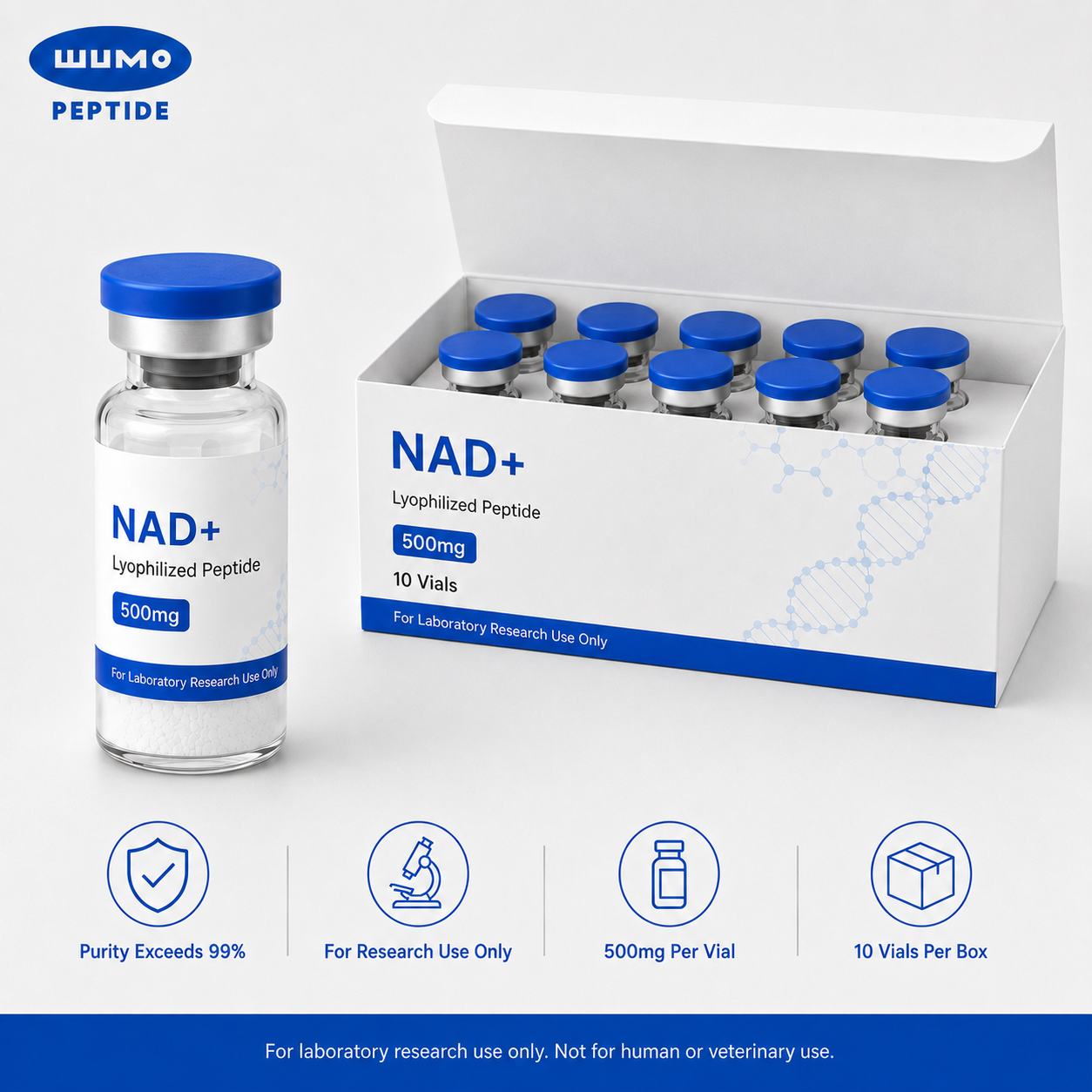 NAD+ 500mg Vial image 2