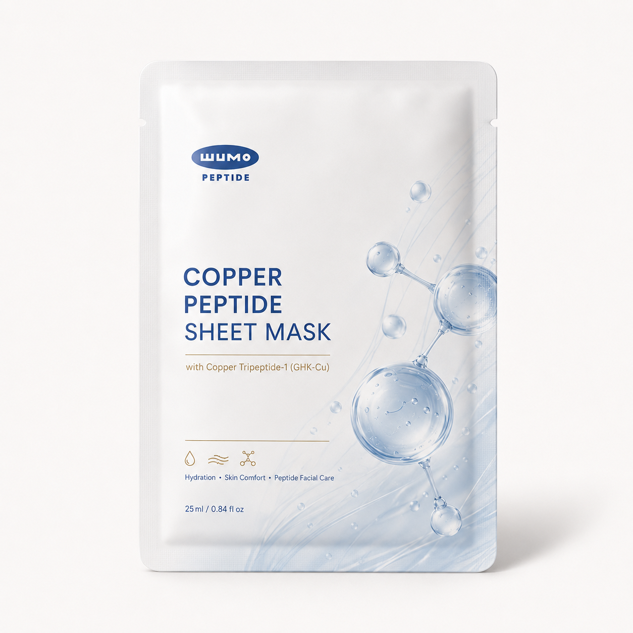 Copper Peptide Sheet Mask Concept