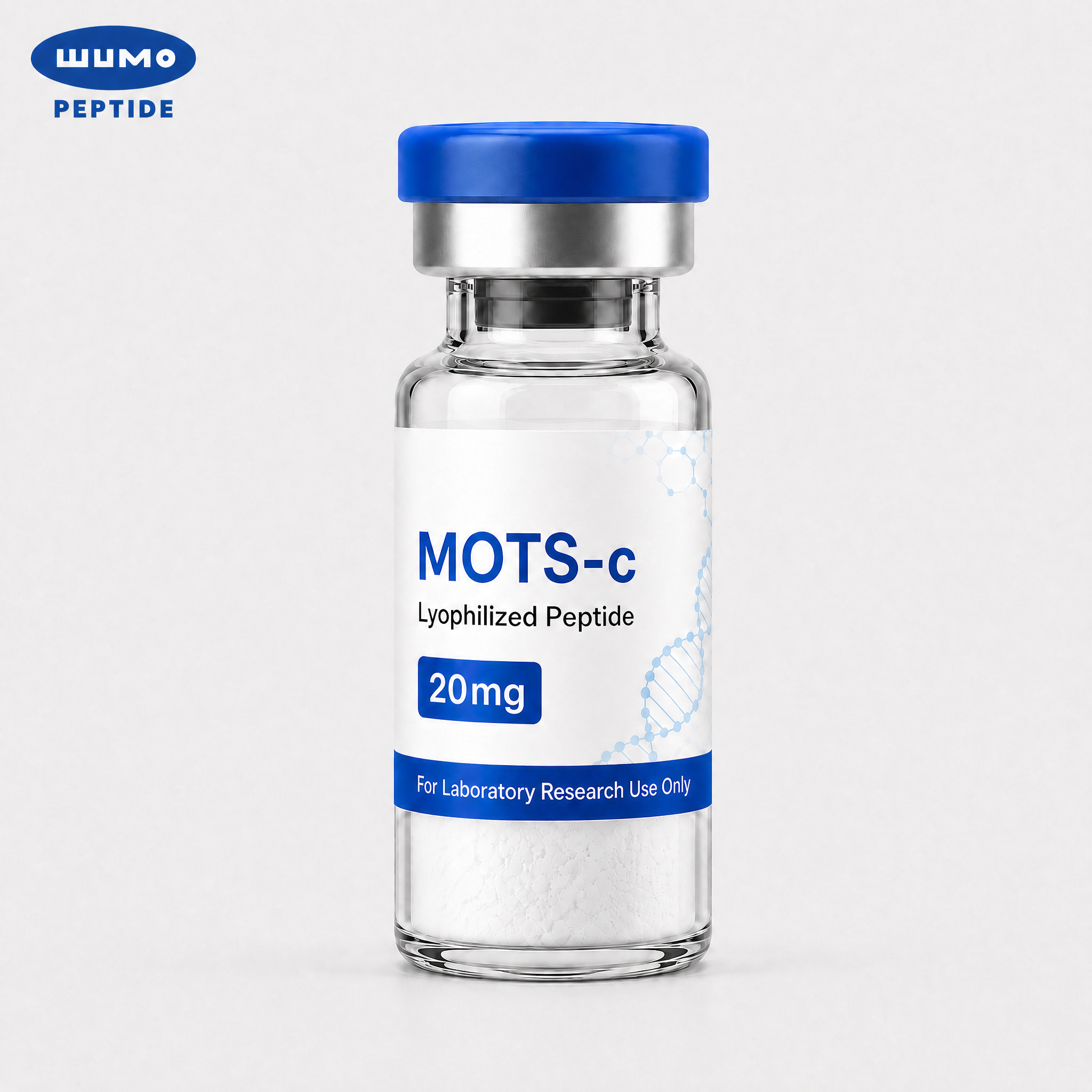 MOTS-c 20mg Lyophilized Peptide Vial