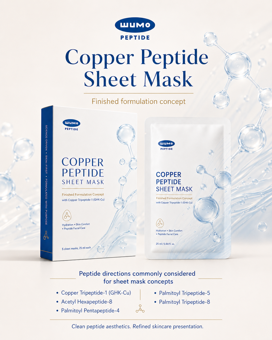 Copper Peptide Sheet Mask Concept image 3