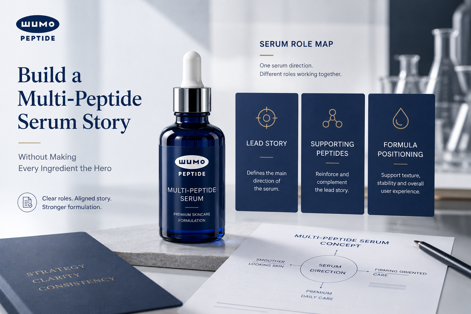 How B2B Teams Build a Multi-Peptide Serum Story Without Making Every Ingredient the Hero