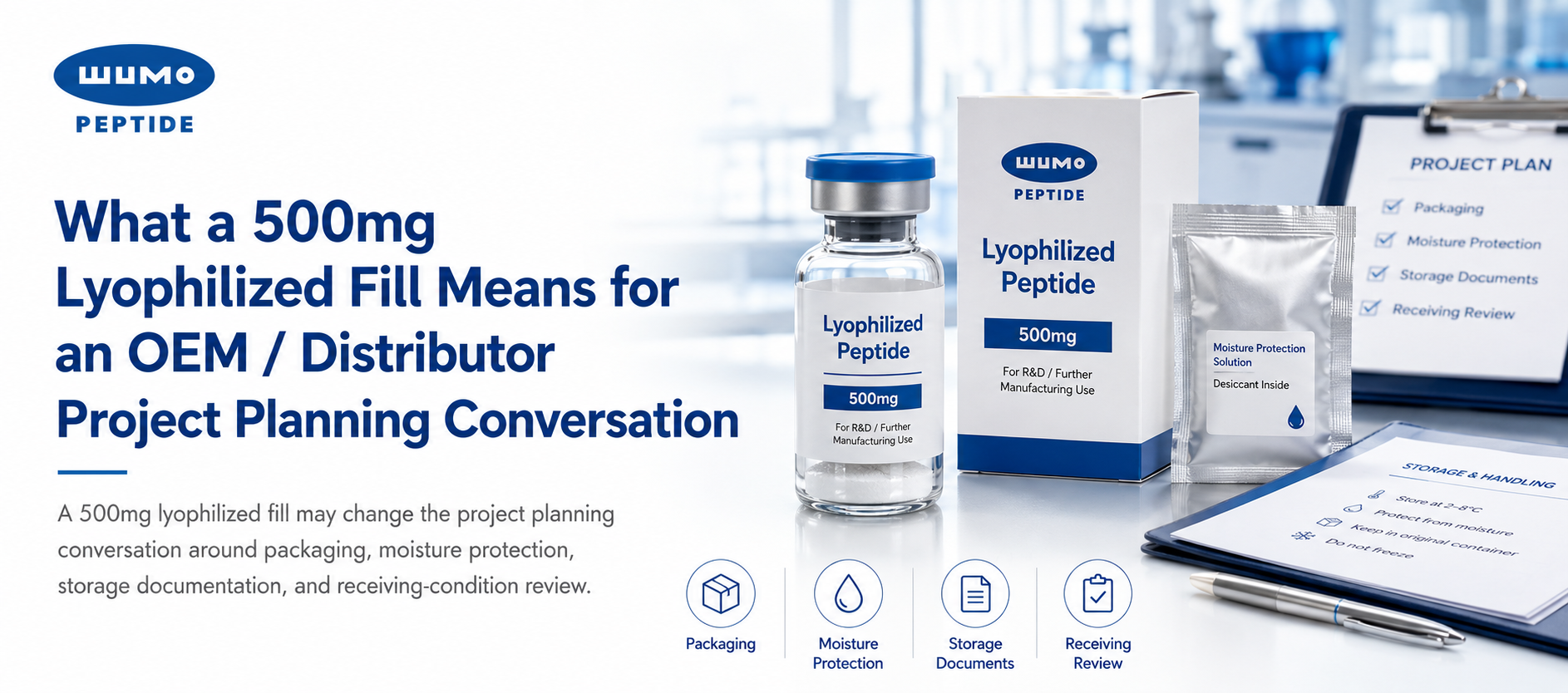 What a 500mg Lyophilized Fill Means for an OEM / Distributor Project Planning Conversation